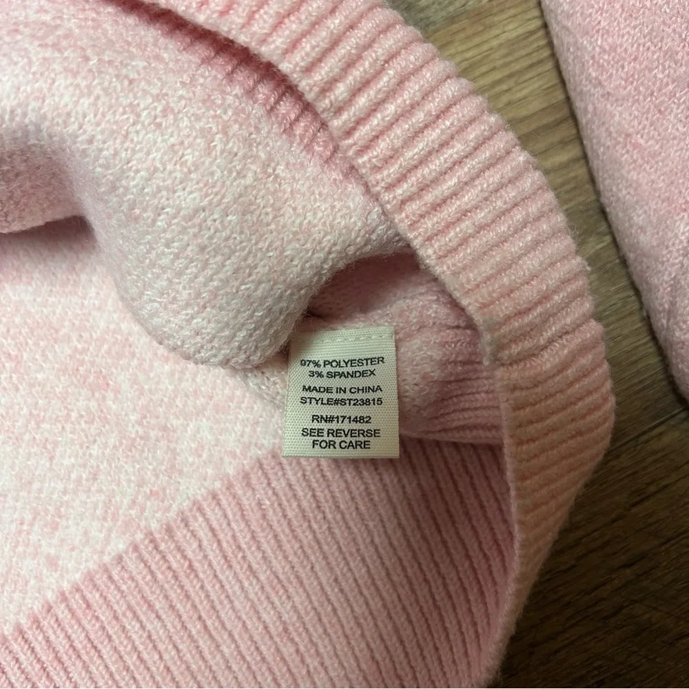 jessica simpson cute pink swan sweater - Picture 3 of 4